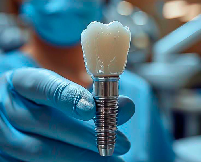 colocacion de un implante dental